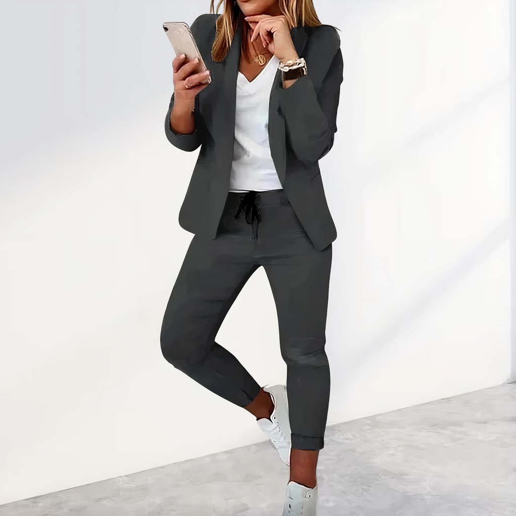 WW | Damen Blazer und Hosen Set - Elegant & Professionell