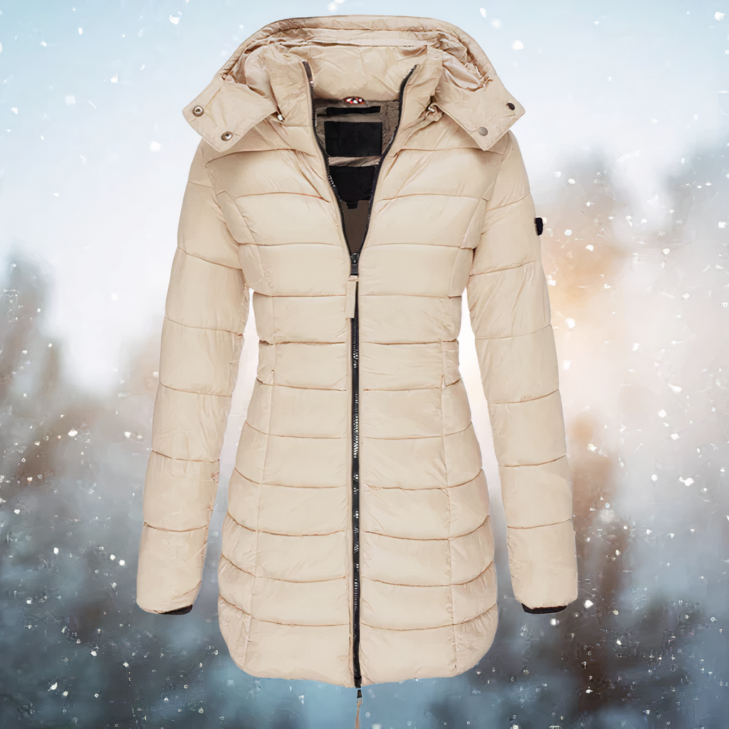 WW | Taillierter Winter-Puffermantel für Damen