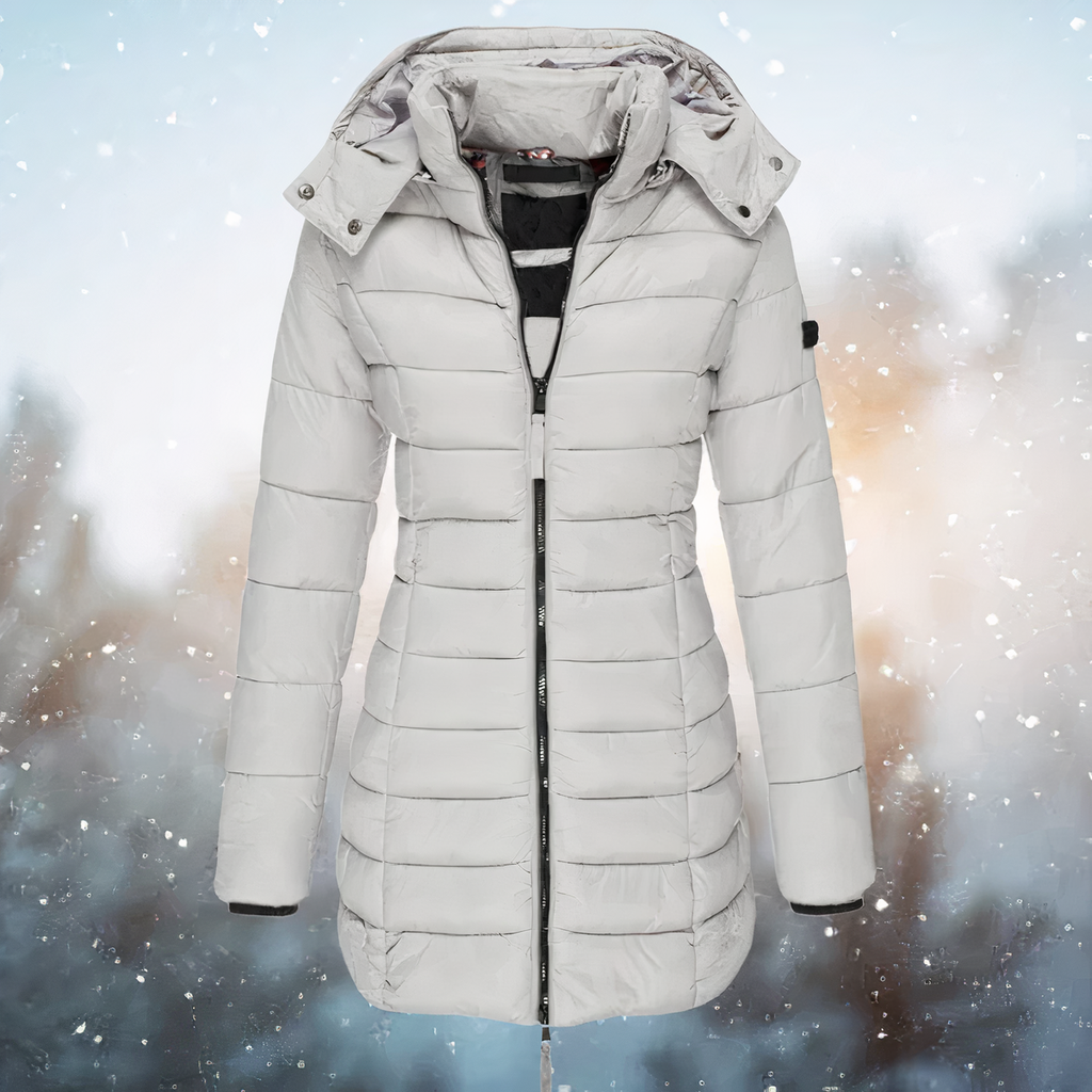 WW | Taillierter Winter-Puffermantel für Damen
