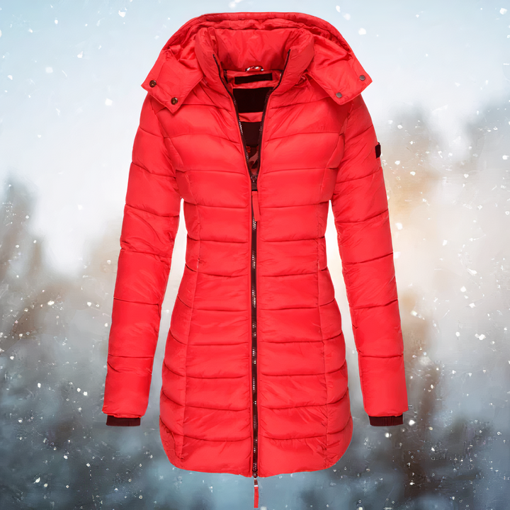 W&W Mode | Taillierter Winter-Puffermantel für Damen