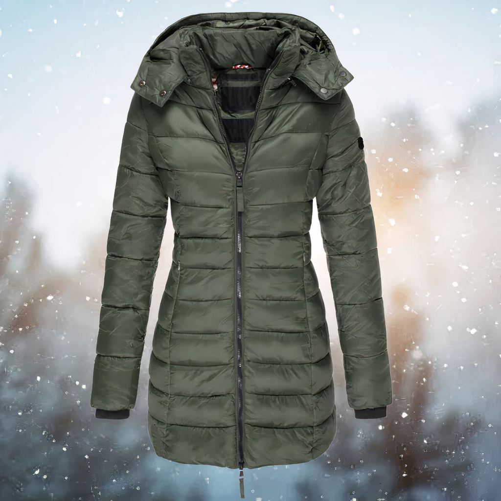 WW | Taillierter Winter-Puffermantel für Damen