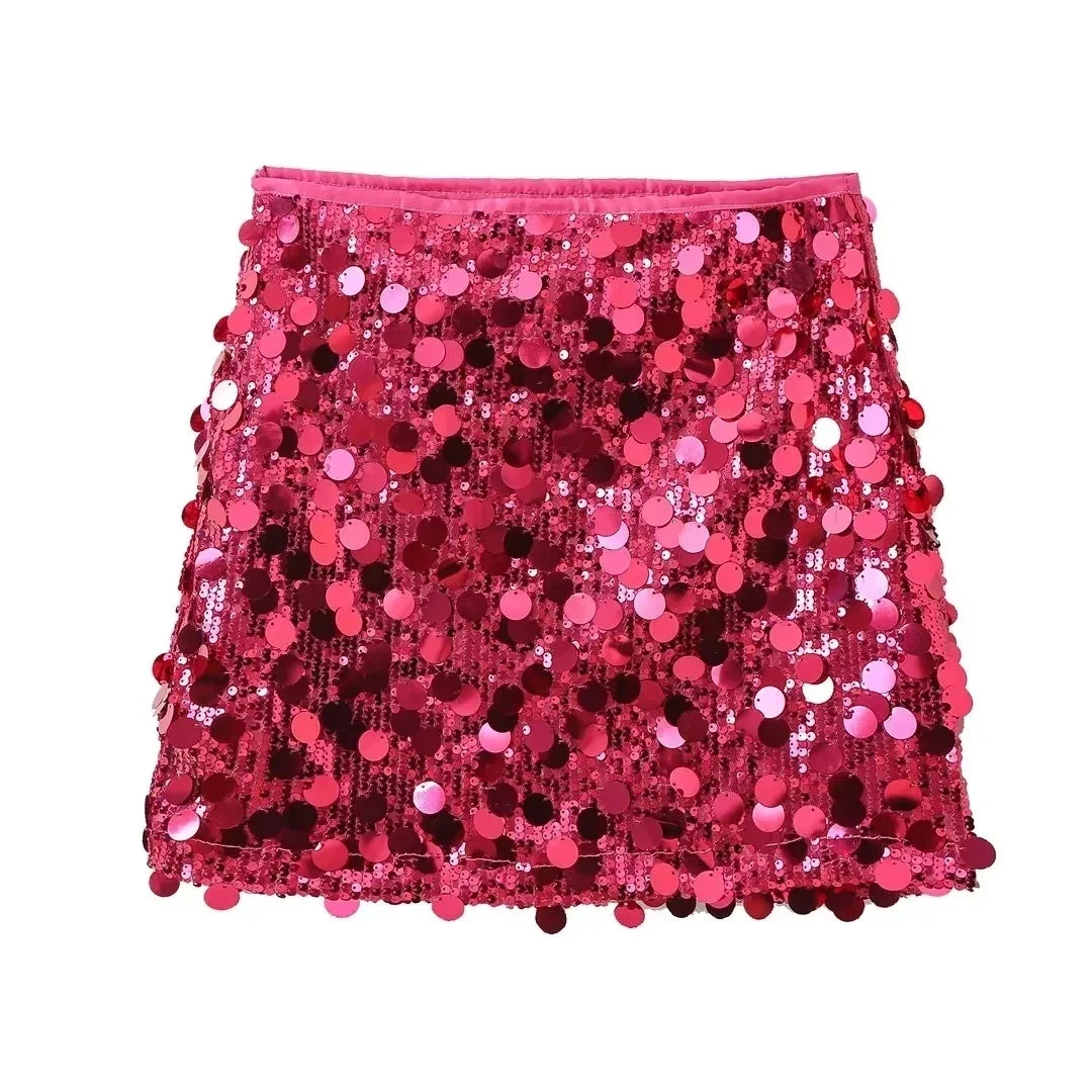 W&W Mode | Glamour in Motion: Mini-Paillettenrock 2024 für Damen