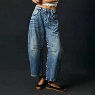 Alicia - Komfort-Jeans mit weitem Bein