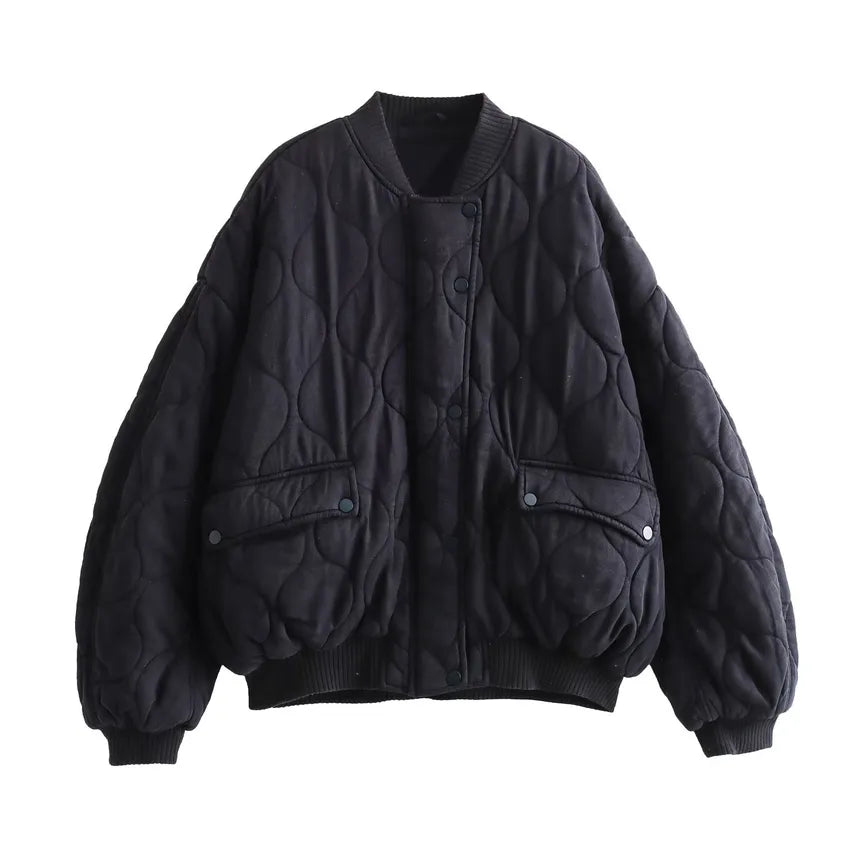 – Baumwolljacke mit Rundhalsausschnitt