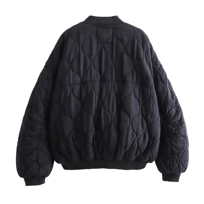 – Baumwolljacke mit Rundhalsausschnitt