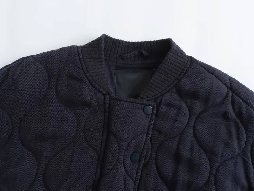 – Baumwolljacke mit Rundhalsausschnitt