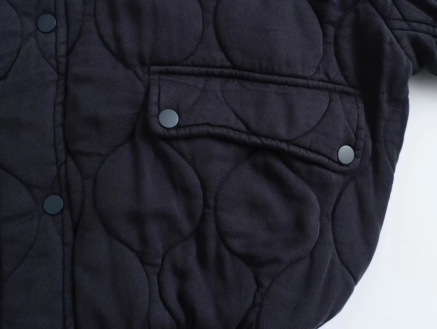 – Baumwolljacke mit Rundhalsausschnitt