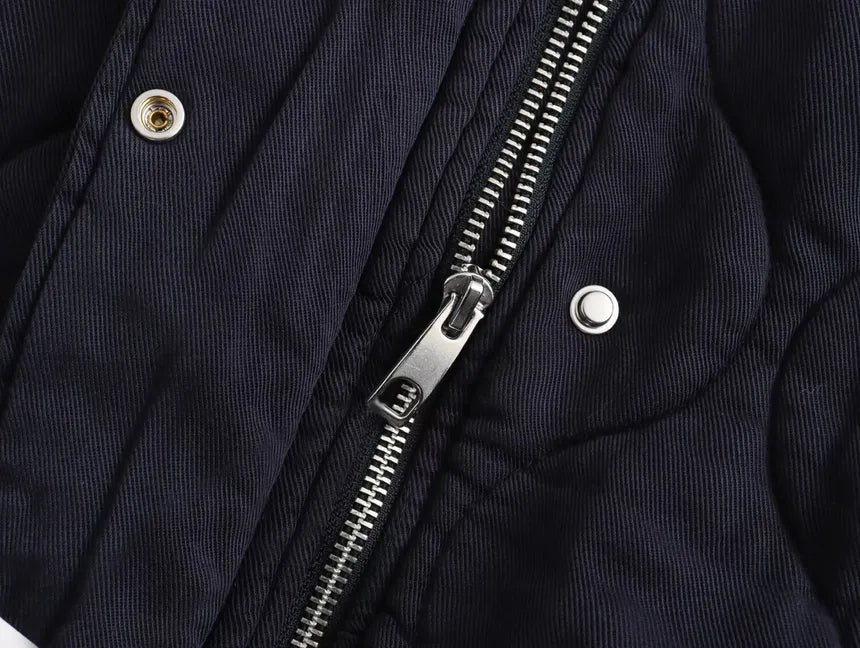 – Baumwolljacke mit Rundhalsausschnitt
