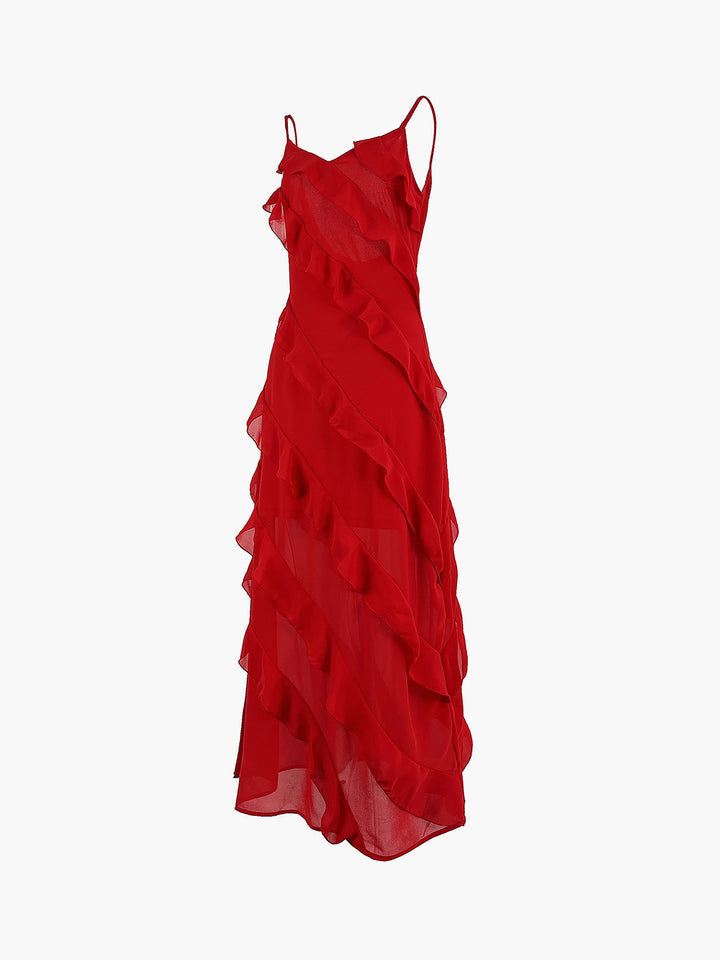 Luisella | Elegantes Kleid Mit Rüschen