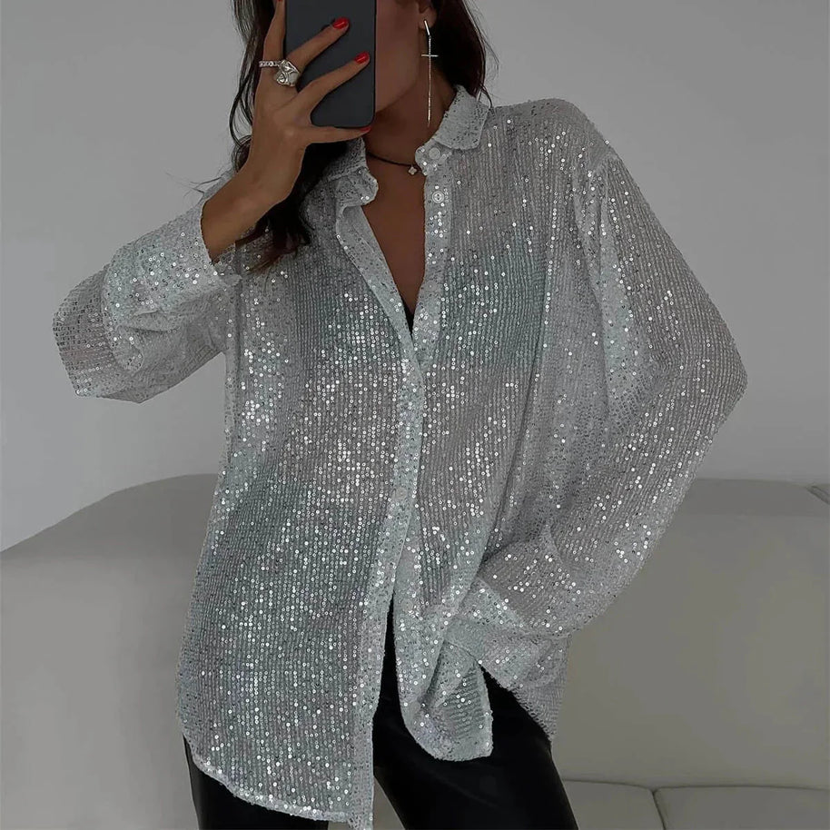 WW | Pailletten Glitzertop