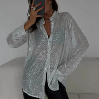 WW | Pailletten Glitzertop