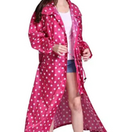 WW | Regenmantel Kapuze Taillenkordel Regenmantel Damen Wasserdichter Mantel