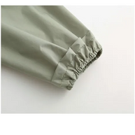 WW | Regenmantel Kapuze Taillenkordel Regenmantel Damen Wasserdichter Mantel