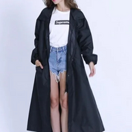 WW | Regenmantel Kapuze Taillenkordel Regenmantel Damen Wasserdichter Mantel