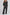 WW | Langes Hosen-Set mit weitem Bein und Revers-Reißverschluss-Sweatshirt