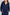 WW | Langes Hosen-Set mit weitem Bein und Revers-Reißverschluss-Sweatshirt