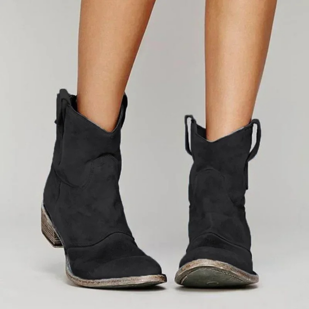 WW | Leder-Cowboy-Stiefel für Damen