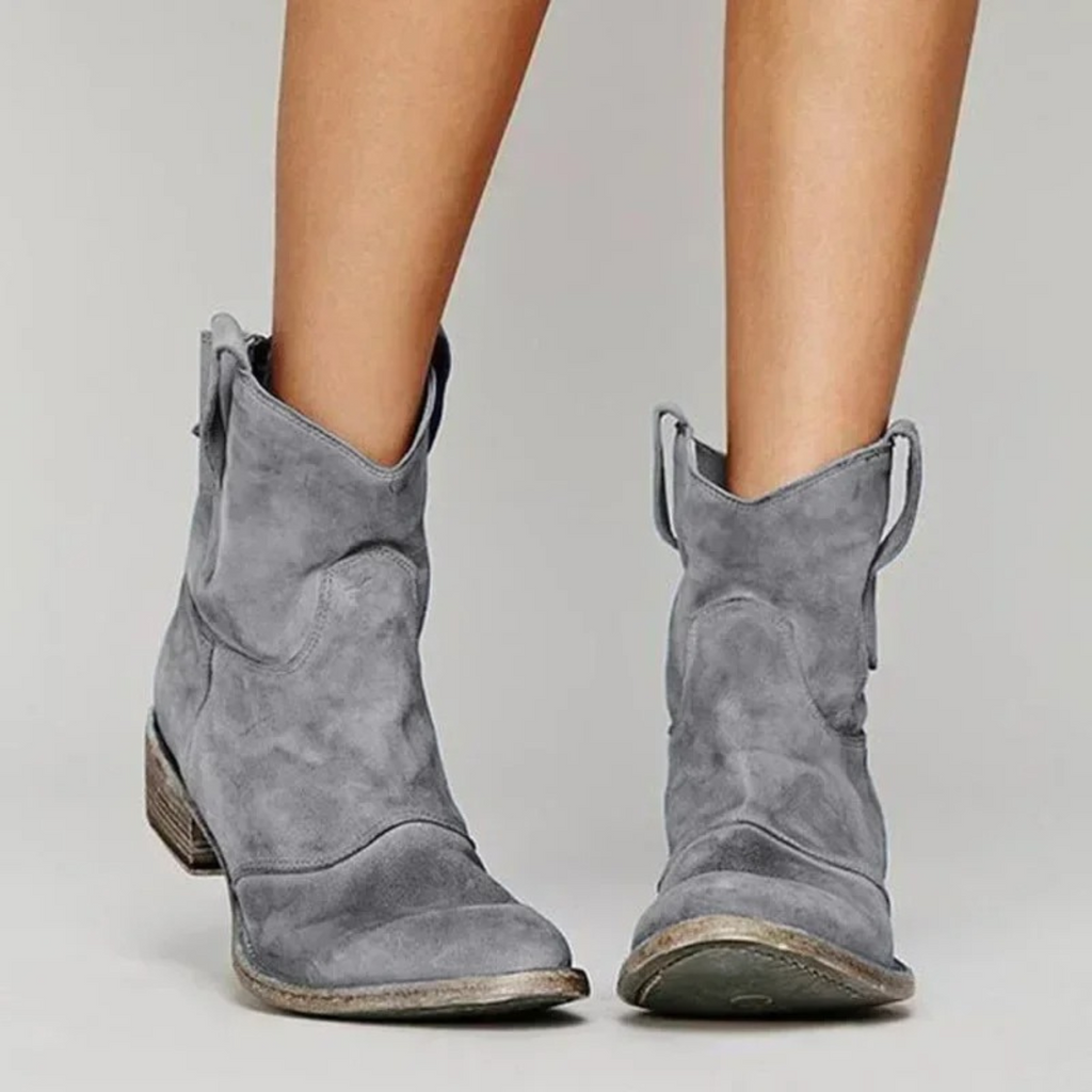 WW | Leder-Cowboy-Stiefel für Damen