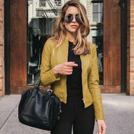 WW | Slim Fit | Reißverschluss | Bikerjacke | Damenjacke