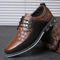 WW | PU Leder Rutschfest Oxford Schuhe Herrenschuhe