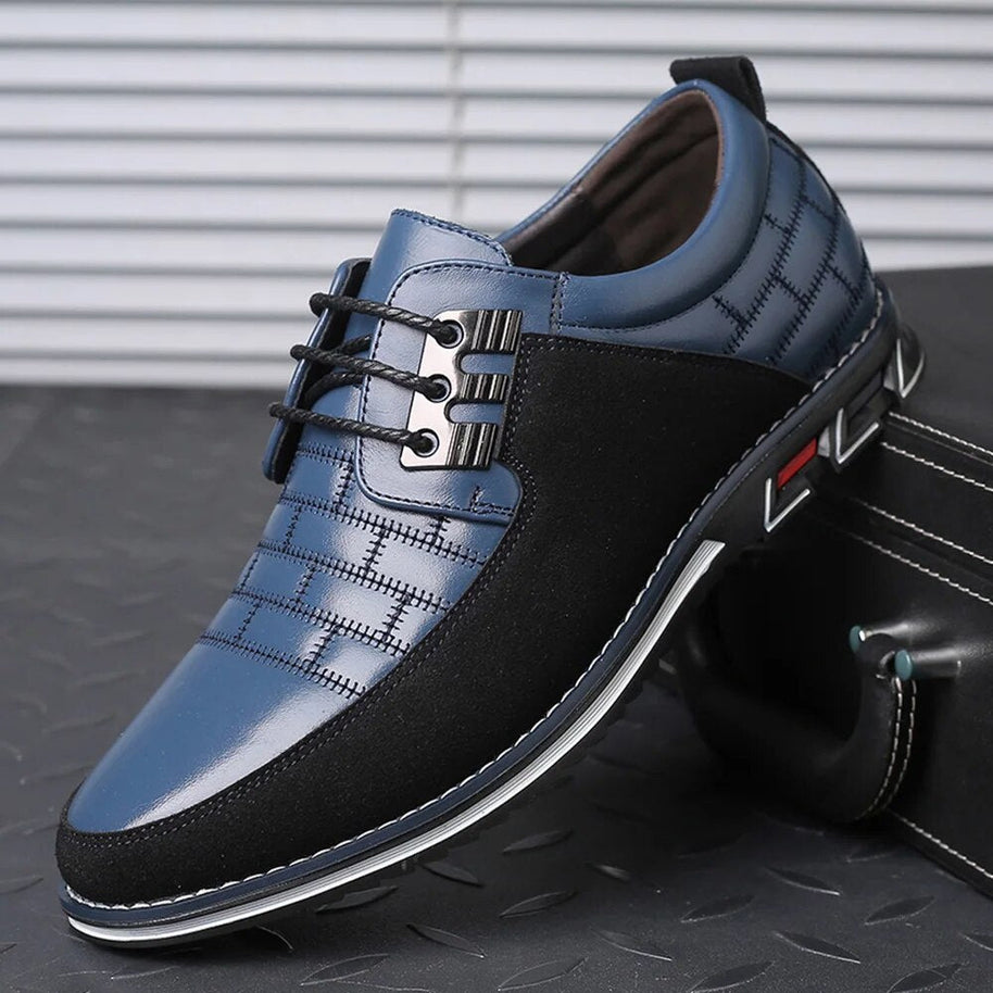 WW | PU Leder Rutschfest Oxford Schuhe Herrenschuhe