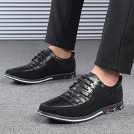WW | PU Leder Rutschfest Oxford Schuhe Herrenschuhe