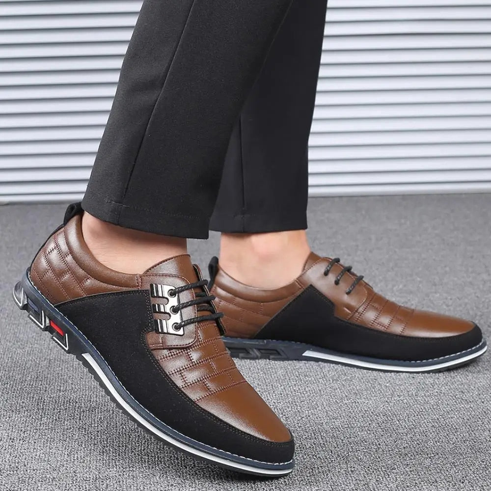 W&W Mode | PU Leder Rutschfest Oxford Schuhe Herrenschuhe