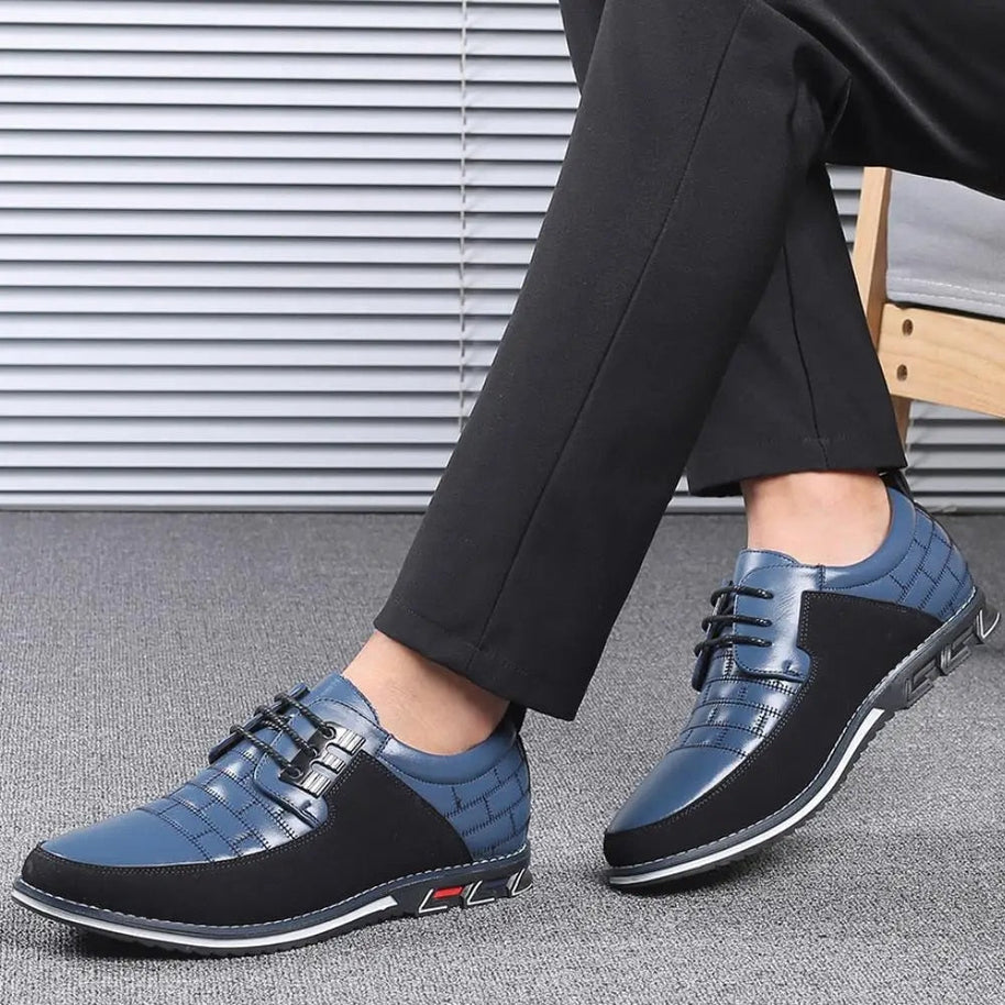 WW | PU Leder Rutschfest Oxford Schuhe Herrenschuhe