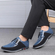WW | PU Leder Rutschfest Oxford Schuhe Herrenschuhe