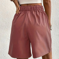 WW | Shorts, schräge Taschen, hohe Taille, Damenshorts, Sommerkleidung