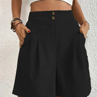 Leinenshorts für Damen