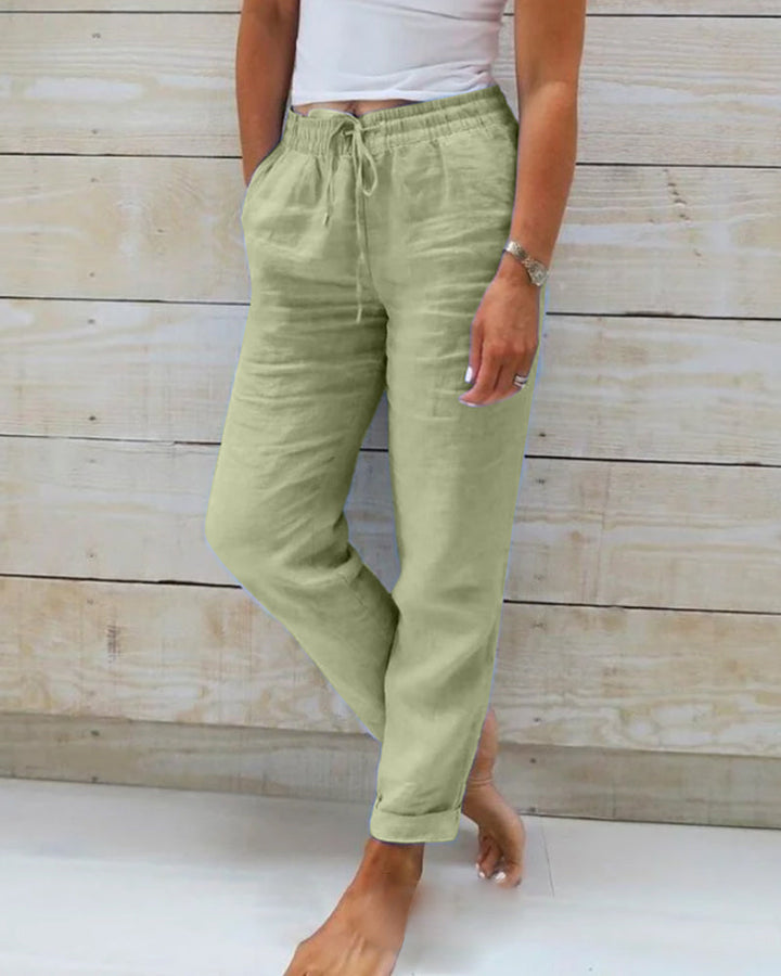 W&W Mode | Damenhose mit elastischer Taille und lockerem Sitz Sommerhose