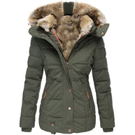 WW | Warme Winterjacke Mit Pelzfutter Für Damen