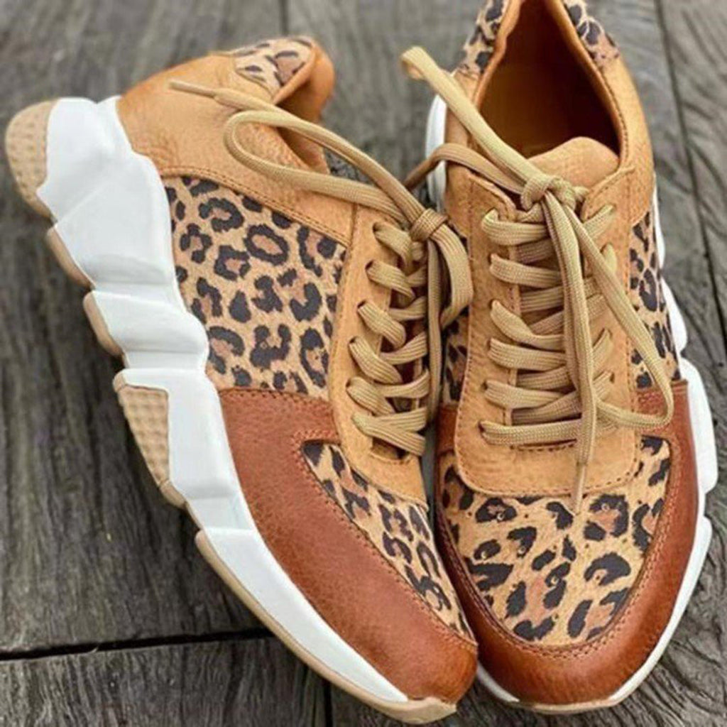 WW | Orthopädische Schuhe Mit Leopardenmuster Für Frauen