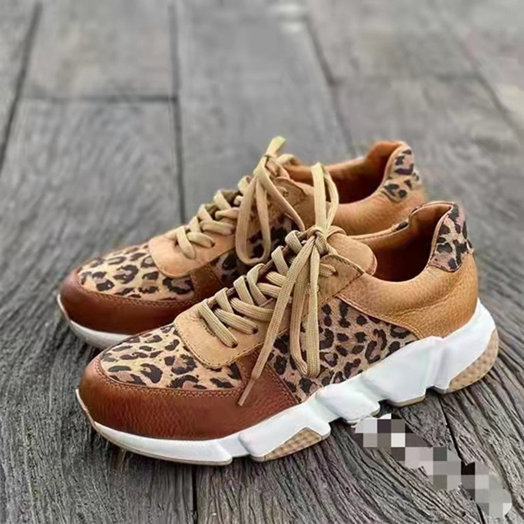 WW | Orthopädische Schuhe Mit Leopardenmuster Für Frauen