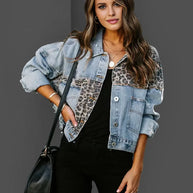 WW | Leoparden-Jeansjacke