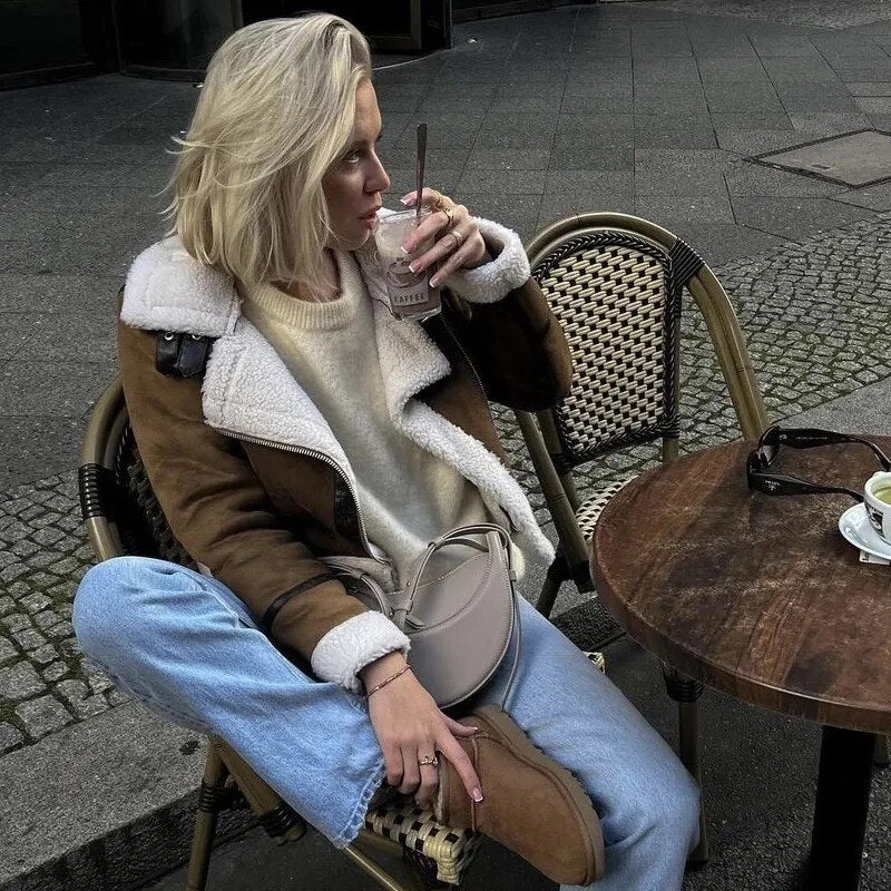 WW | Elegante Pelzjacke Für Frauen