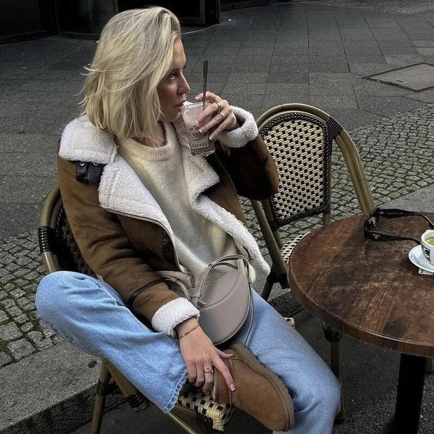 WW | Elegante Pelzjacke Für Frauen