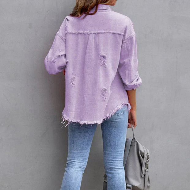 WW - Detaillierte Jeansjacke