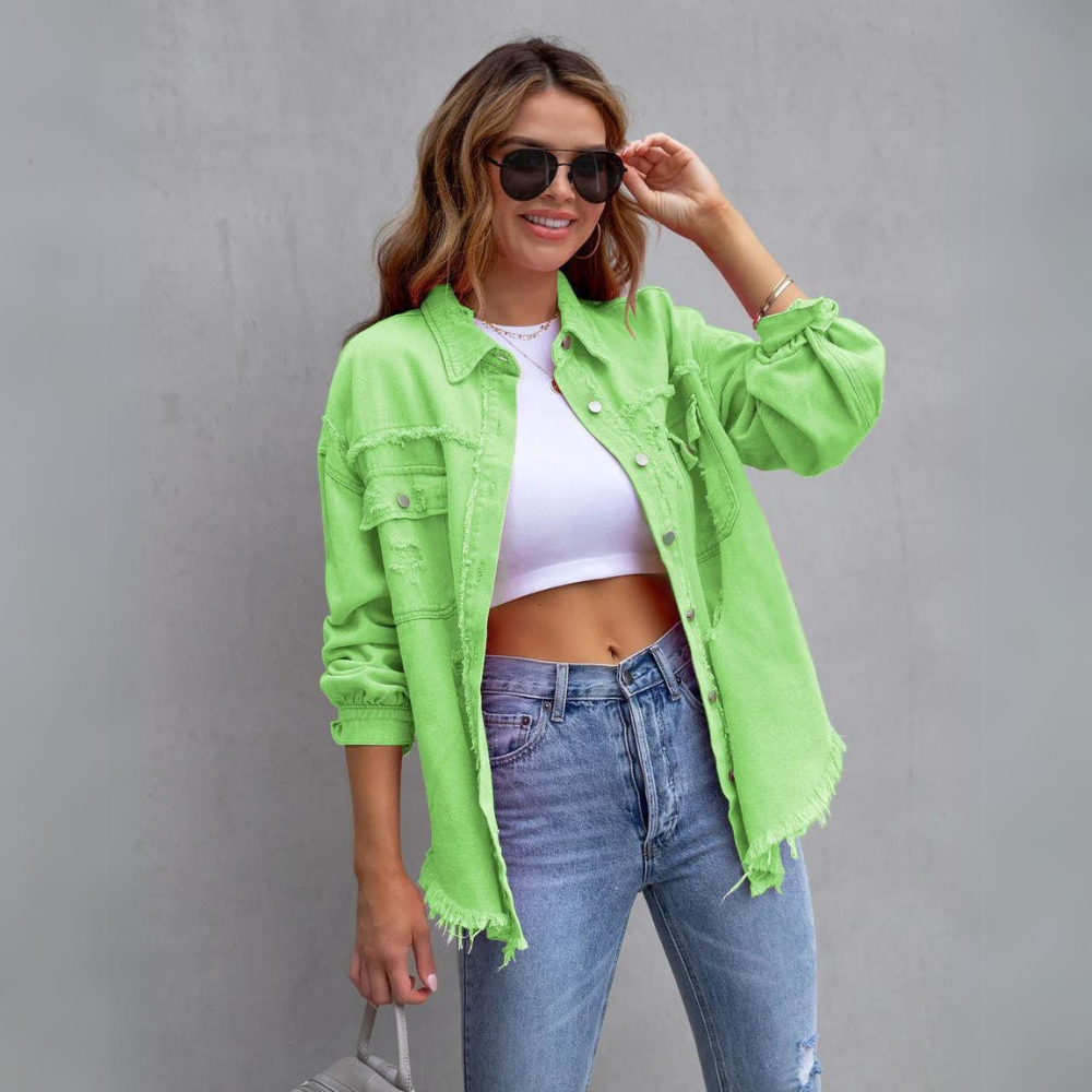 WW - Detaillierte Jeansjacke