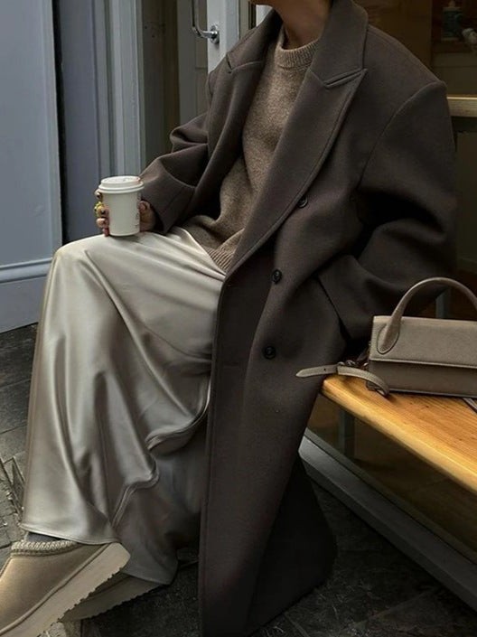 WW | Übergröße Mantel Jacke Mit Zeitloser Eleganz Für Damen