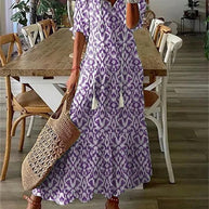 WW | Blumiges Maximal Sommerkleid Für Damen