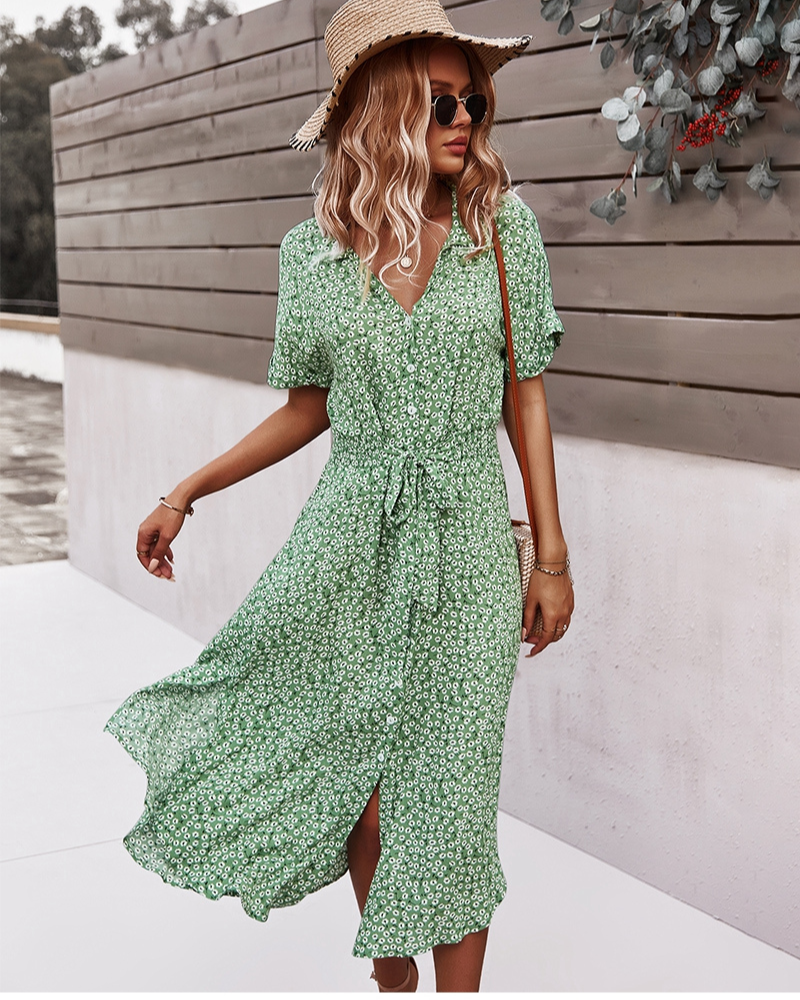 W&W Mode | Sommerkleid Midi Das geblümte Kleid ist ein Must-Have für diesen Sommer