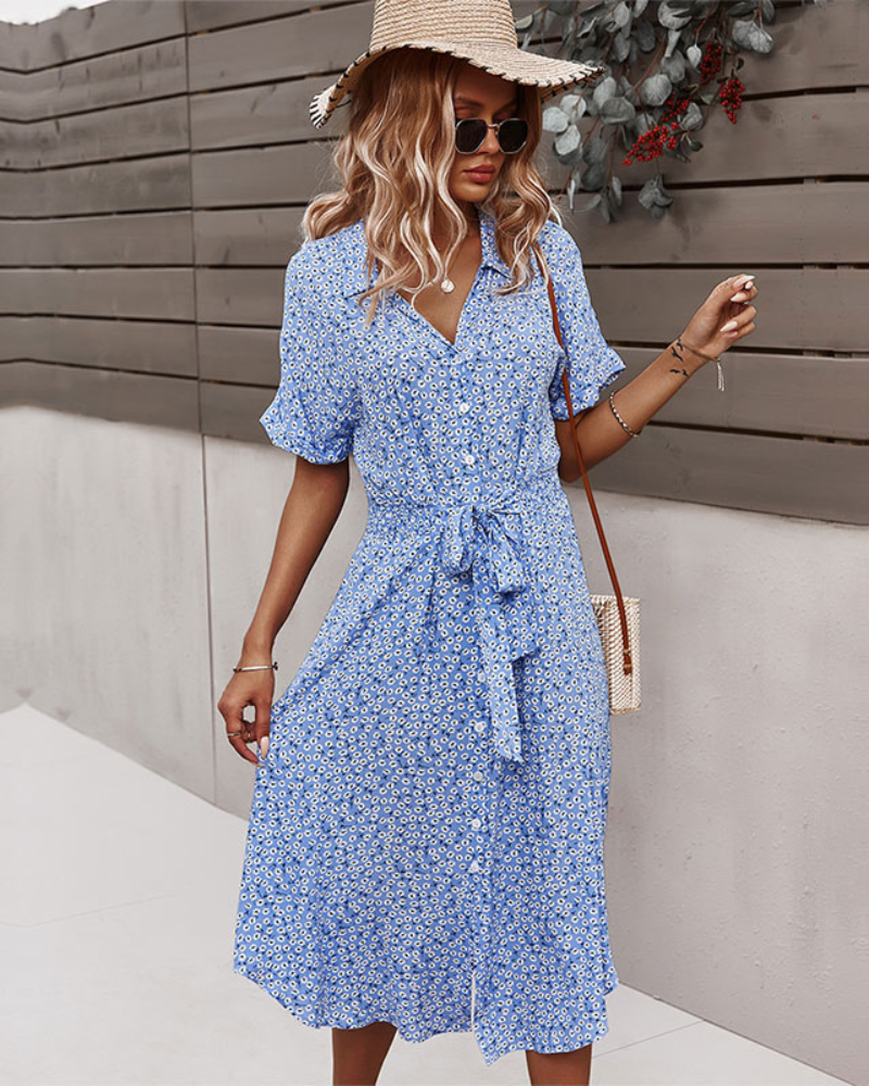 W&W Mode | Sommerkleid Midi Das geblümte Kleid ist ein Must-Have für diesen Sommer