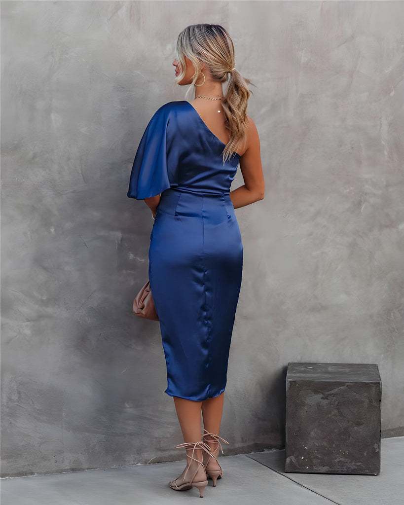 WW | Ein Schulter Cocktailkleid