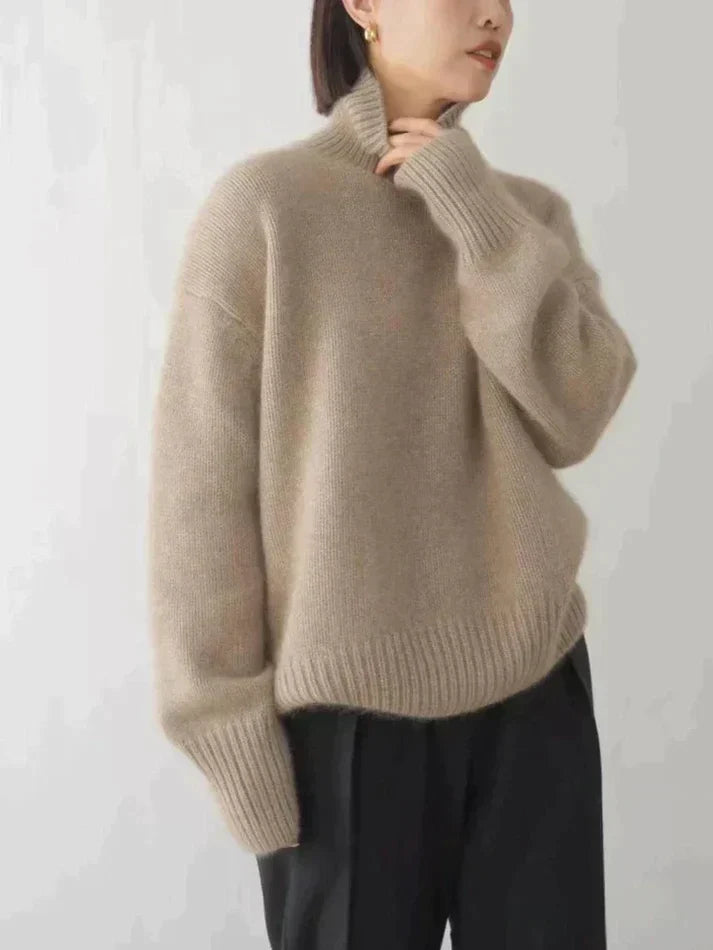 W&W Mode - Eleganter Rollkragenpullover