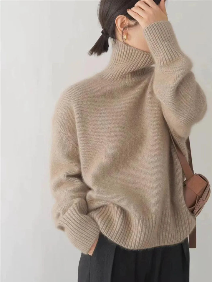 W&W Mode | Damen Rollkragenpullover Aus Kaschmir