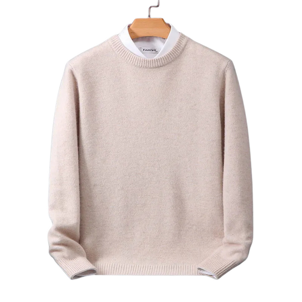 WW | Eleganter klassischer Rundhalsausschnitt Pullover