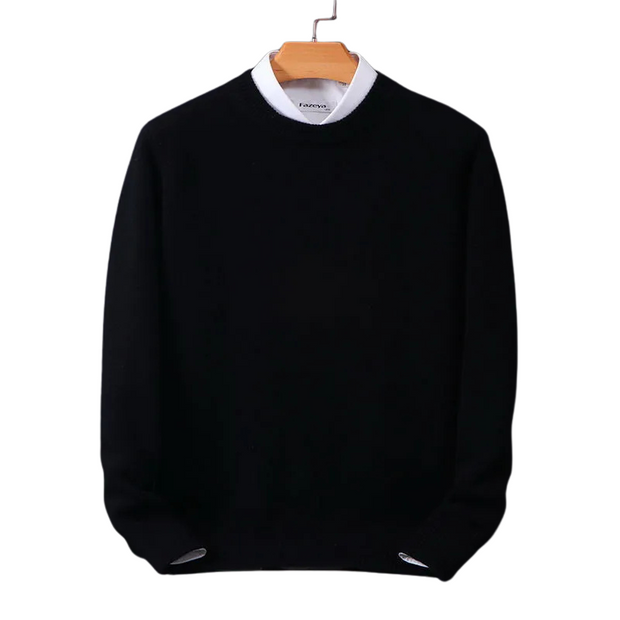 WW | Eleganter klassischer Rundhalsausschnitt Pullover