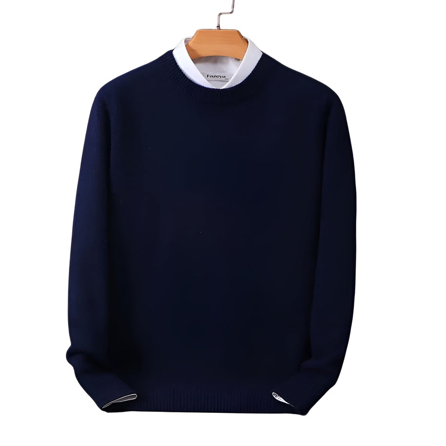 WW | Eleganter klassischer Rundhalsausschnitt Pullover